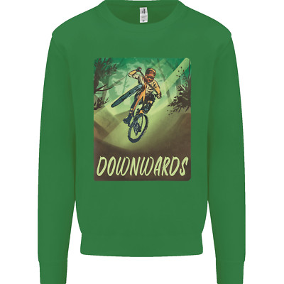 Downhill Mountainbike DH Radfahren Fahrrad Kinder Sweatshirt Pullover