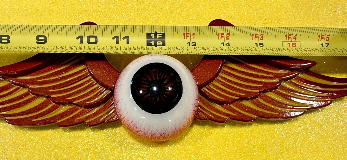 hi-dutch アート　HorizonSky Custom Made 3-Dimensional Von Dutch Flying Eyeball Wall