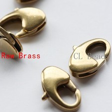 10 Pieces Raw Brass Clasp - Lobster Clasp 11mm 1674C-I-99X