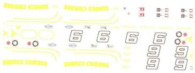 Fred Cady 17 #6/#9 Sunoco Camaro 1969 1/25 decal