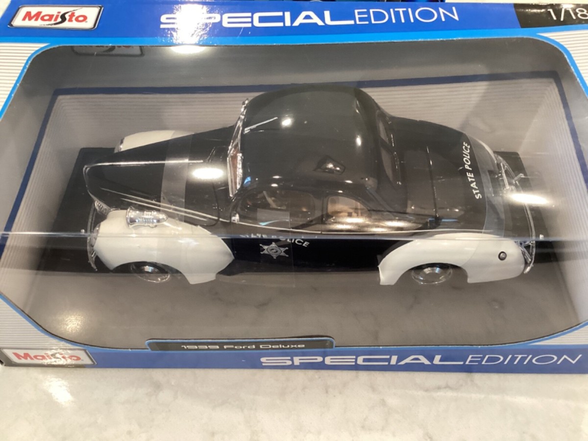 Maisto Special Edition 1:18 1939 Ford Deluxe State Police | eBay