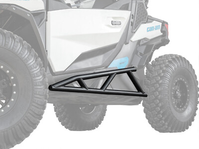 SuperATV Heavy Duty Nerf Bars for Can-Am Maverick Trail (2018+) - Black