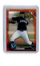 2016 Bowman Prospects Orange Luiz Gohara 01/25 Seattle Mariners #BP143