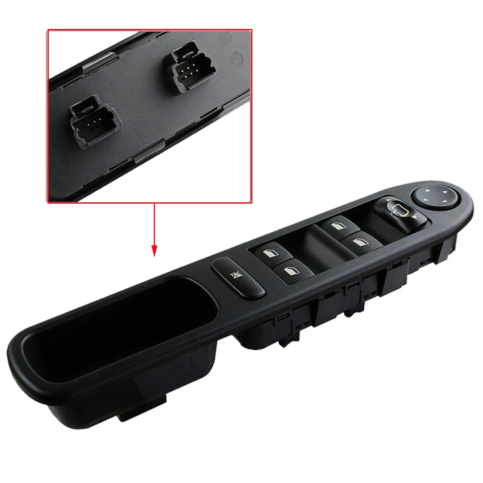 Bouton Commande Interrupteur de Leve Vitre Avant Gauche PEUGEOT 6554KT 6554KS - Photo 3/4