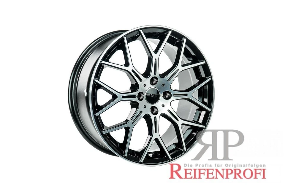 Mansory N.80 Smart Brabus 17 Zoll Felgen VA:7x17ET35 HA:7,5x17ET42 Black Diamond - Bild 3 von 3