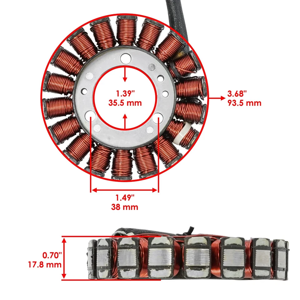 Estator para Kawasaki Jet Ski Ultra 150 Jh1200 1999-2005 Pwc Magneto Foto 2 de 4
