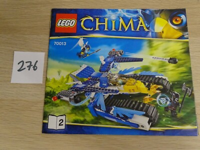 LEGO Chima 70013 nur Bauanleitung OHNE STEINE  (NR:276) teil 2 -