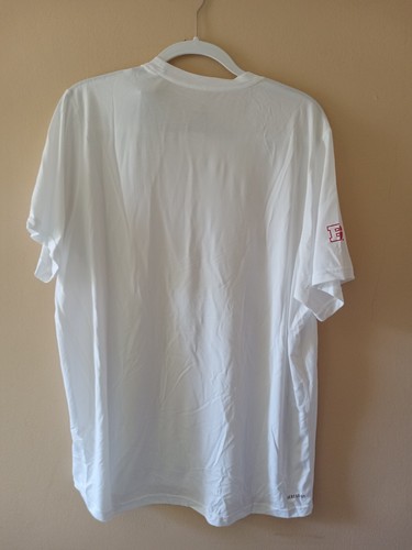 Rutgers Scarlet Knights Adidas Creator Men's White T-Shirt Size Large (Y06) - Picture 2 of 3