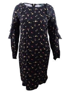 ralph lauren floral print dress