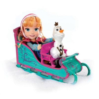 Disney Frozen Anna, Olaf and Sleigh - Anna's Frozen Adventure