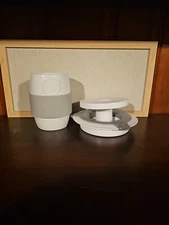 Pampered Chef burger press and jar