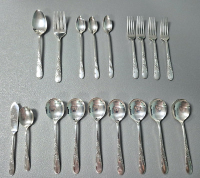 Oneida Community BRIDAL WREATH Tudor Silver Plate 1950 Flatware GROUP CHOICE