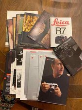 Group of Leica Brochures Ephemera  R3-R5 and R7 Books