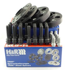 H&R Spurverbreiterung 30/50mm schwarz für VW Amarok Typ 2H 2HS2 T5 T6 Touareg