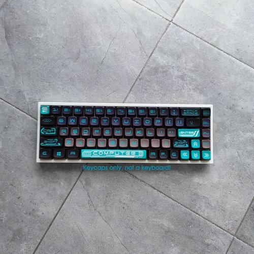 Translucent Dye Sublimation PBT Keycap set PBT for Cherry MX Mechancial Keyboard - Picture 8 of 11