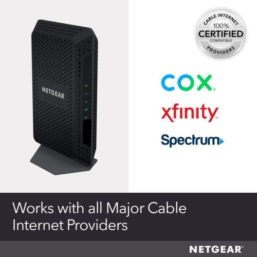 NETGEAR Cable Modem CM600 - Compatible With All Cable Providers DOCSIS 3.0 - Picture 2 of 5