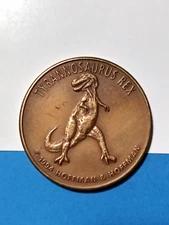 HOFFMAN MINT Dino Coins 1994 Tyrannosaurus Rex Bronze Medallion Coin