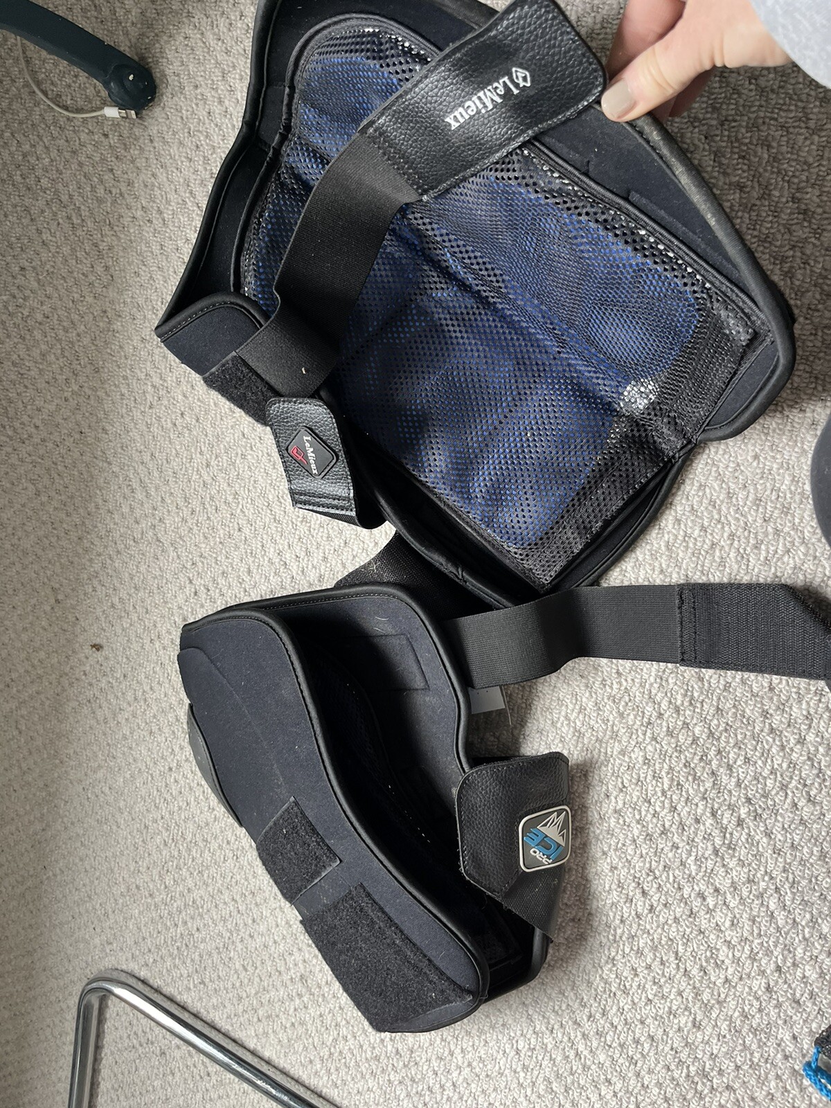 LeMieux PRO ICE Freeze Cold Therapy Compression Boots Heal Tendon