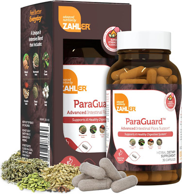 Zahler - Paraguard Capsules - Gut Health Supplement - Formula Has Wormwood