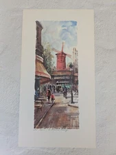 Vintage Delarue Paris Edition Lithograph Print 544- 11 x 6 inches