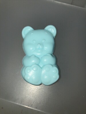 G1 My Little Pony Light Blue Aqua Bear Brush for Newborn Twins, MLP Accessory 