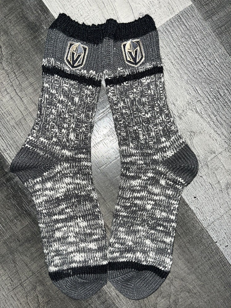 VEGAS GOLDEN KNIGHTS NHL HOCKEY TEAM LOGO ALPINE CREW LENGTH SOCKS MEDIUM