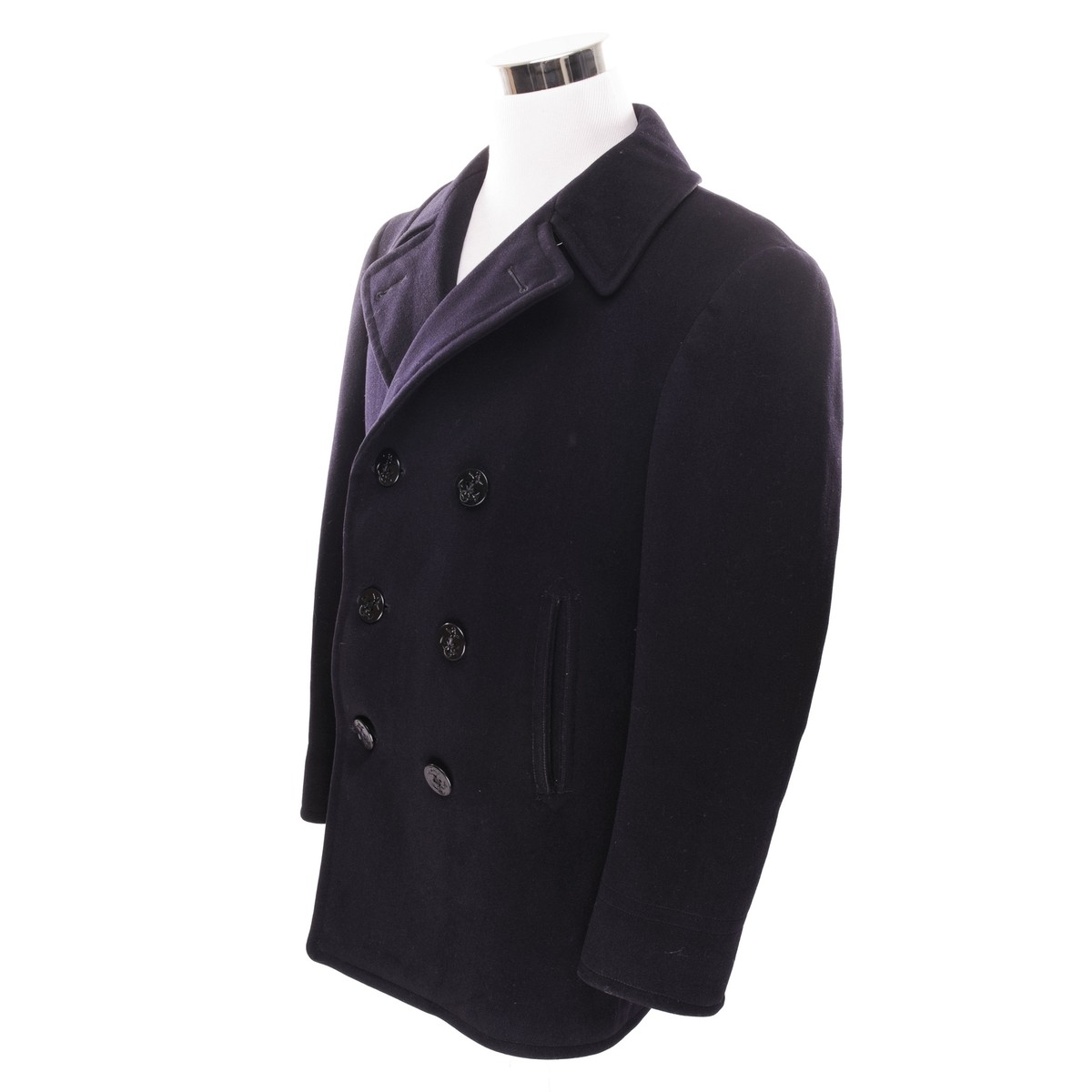 1960s US Navy “P-COAT” VTG 60s Dale Fashions Wool Pea Coat Peacoat US Navy Blue 36R