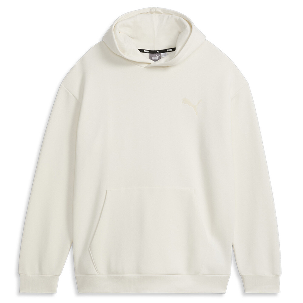 Толстовка с логотипом Puma Elevated во всю длину, мужская белая повседневная верхняя одежда 67407965