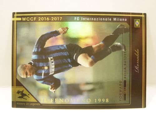 Panini WCCF 2016-17 HOYO Ronaldo Luís Nazário 1976 Brasil Nº9 FC Inter Legends - Imagen 3 de 8