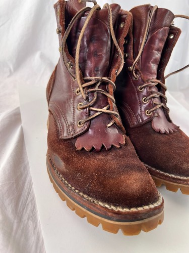 Botas Nicks 6" Urban Logger 10 E Marrón Suave Sobre Desbaste con Vibram Miel - Imagen 14 de 22