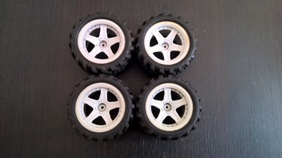 ACME Turnigy NB16 NB16T NB 16 T 1/16 Nitro RC Truck RÄDER REIFEN FELGEN 10mm SET