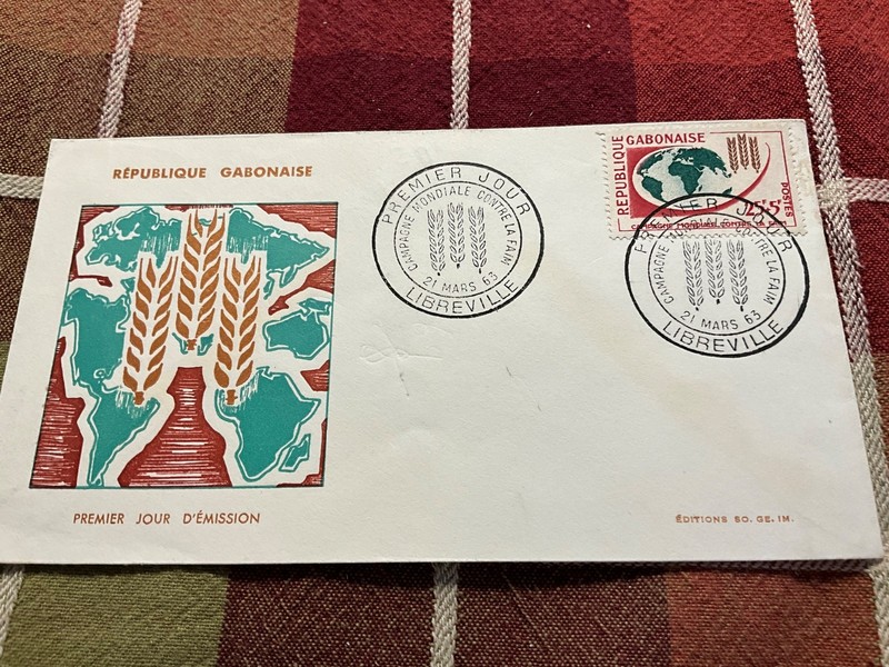 Gabon FDC 1963 World Food