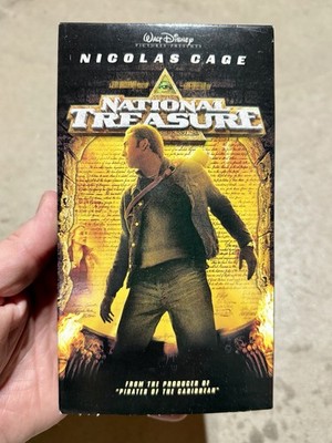 National Treasure VHS (2005) Nicolas Cage Late Release Rare OOP