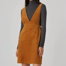 Frank & Oak Pinafore Corduroy Dress 100% cotton XS