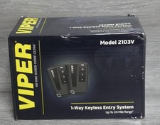 Brand New Viper 2103v 1-way Keyless Entry Car Alarm System
