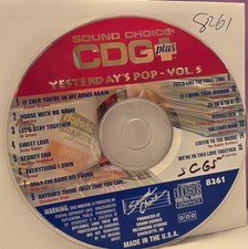 SC8261  POP HITS   SOUND CHOICE KARAOKE CDG LOT FL GA