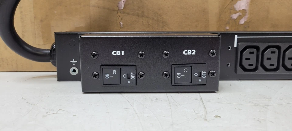 APC NetShelter Basic Rack PDU, Half Height, 100-240V/20A, 220-240V/16A, NEW - Image 3 of 4