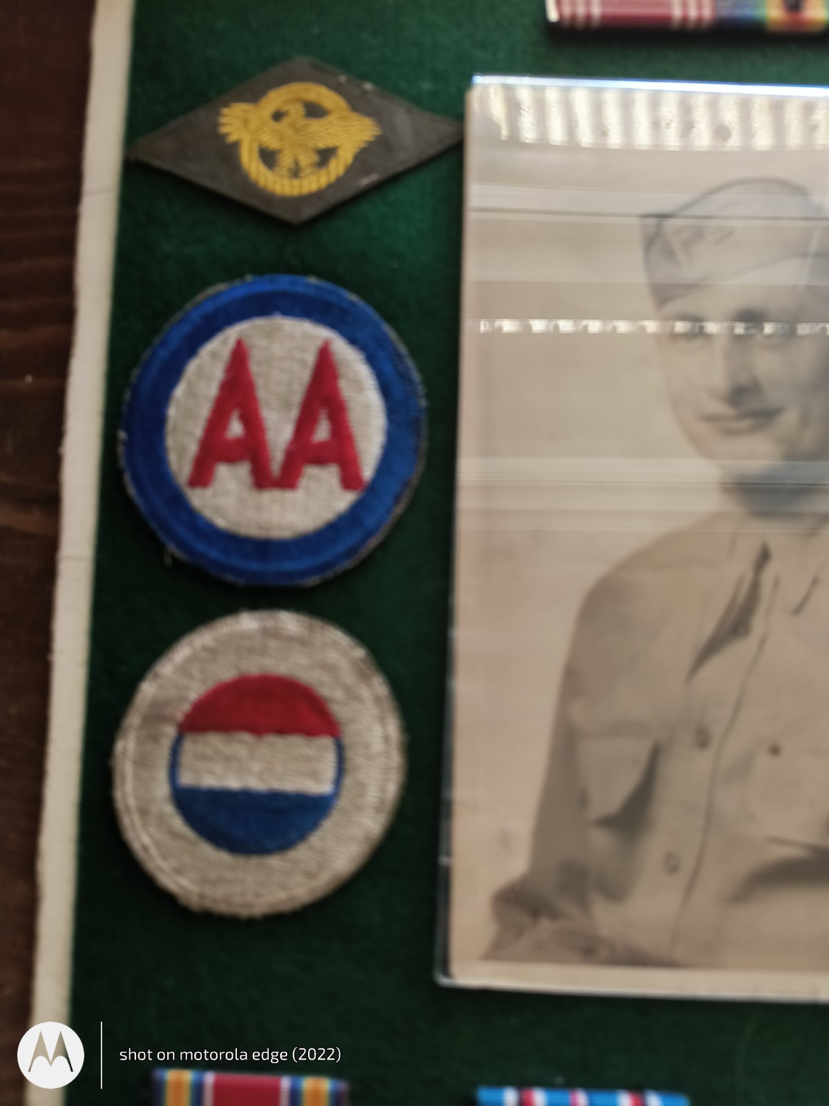 US ARMY WW2 Veteran Awards / Display