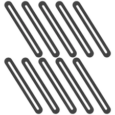 10 PCS 4.5" Slotted Flat Straight Mending Plate Support Bracket for Furniture