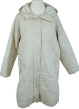 Leichter Mantel gr.L in Elfenbeinfarbe