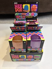 NeeDoh Gumdrop Super Solid Squish Lot of 12 with Original Display Case RARE