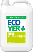 Ecover Washing up Liquid Refill, Lemon & Aloe Vera, 5L 3.10 per litre