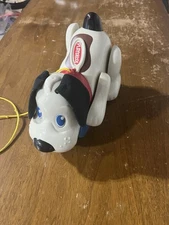 Vintage 1999 Hasbro Playskool Pull Along Dog Digger Dog Pawtucket. Works Great!