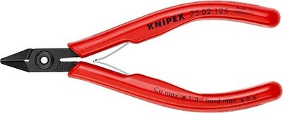 KNIPEX 75 02 125 Electronics Diagonal Cutter burnished with plastic grips 125 mm