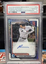 2024 Bowman Chrome - Mega Box Chrome Prospect Mojo Autographs Roman Anthony (RC)