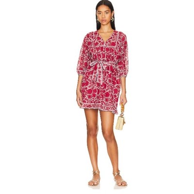 Cleobella Kaz Mini Dress Floral Size Small