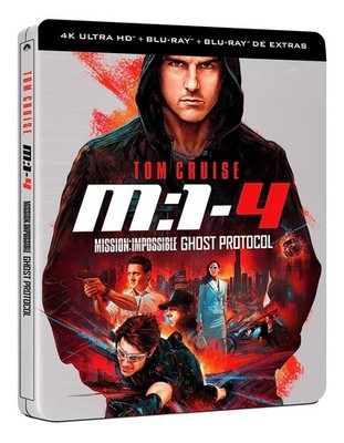 Mision Imposible 4: Protocolo Fantasma (Ghost Protocol) (Steelbook) (4K UHD + Bl