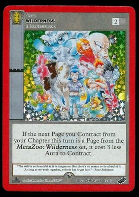 Wilderness, MetaZoo Promo, 1st Edition Gold Holo, CCG Card