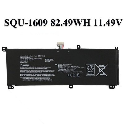 SQU-1609 Laptop Battery for Hasee 15G870-XA70K 911M Dino X6 X7a 4k X5Ta