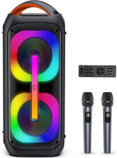 Bluetooth Karaoke Speaker 2 Mic System